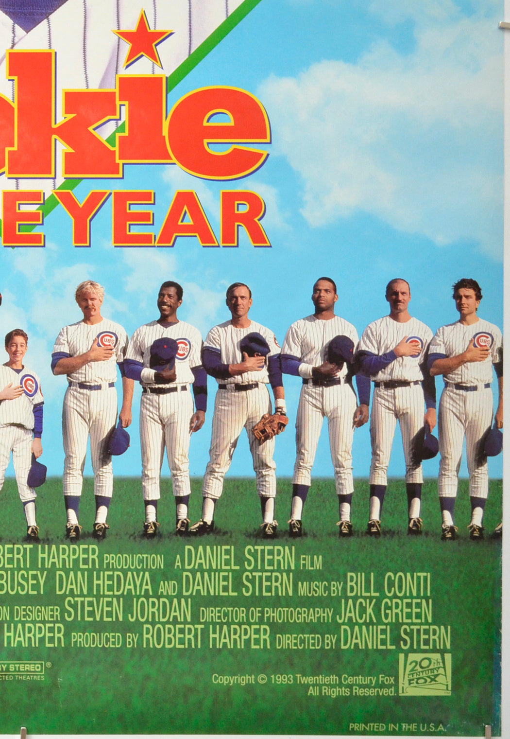 ROOKIE OF THE YEAR (Bottom Right) Cinema One Sheet Movie Poster