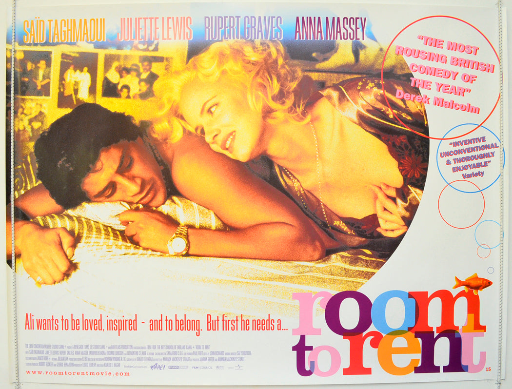 Room To Rent Original British Quad Poster - Film Poster - Movie Poster