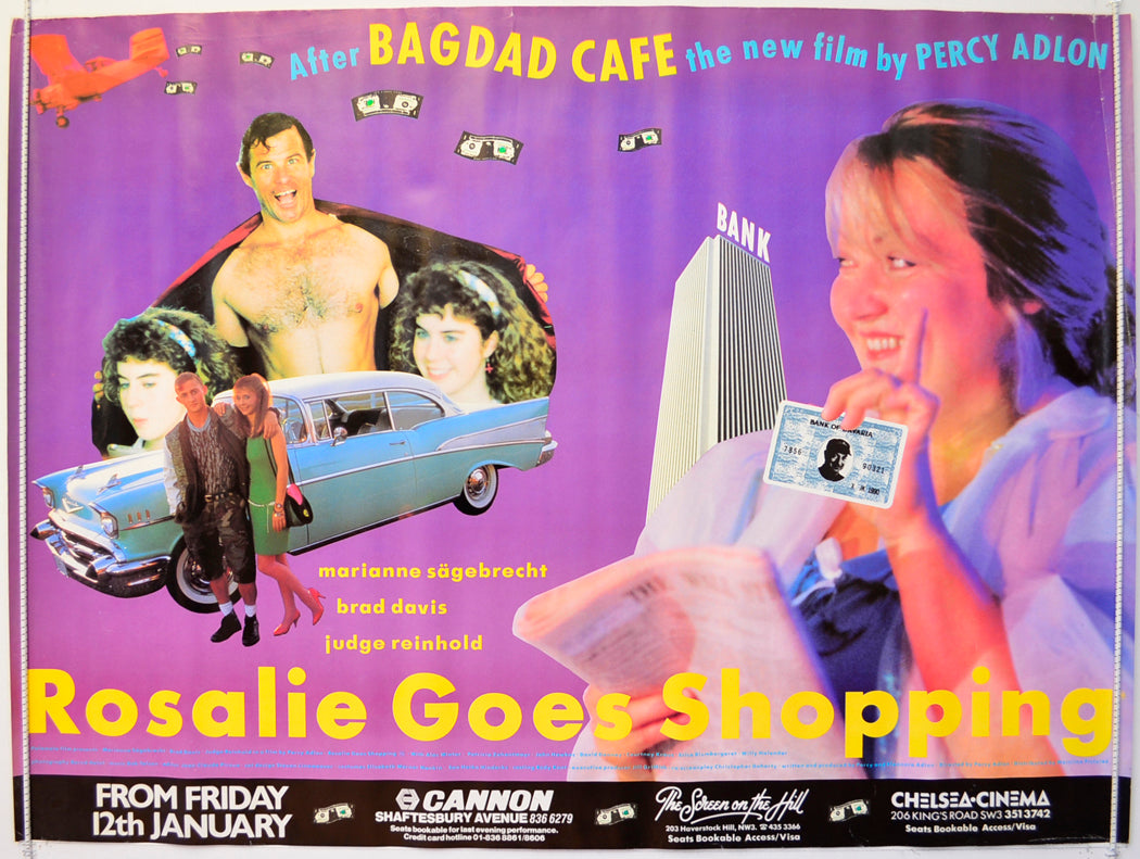 Rosalie Goes Shopping Original British Quad Poster - Film Poster - Movie Poster