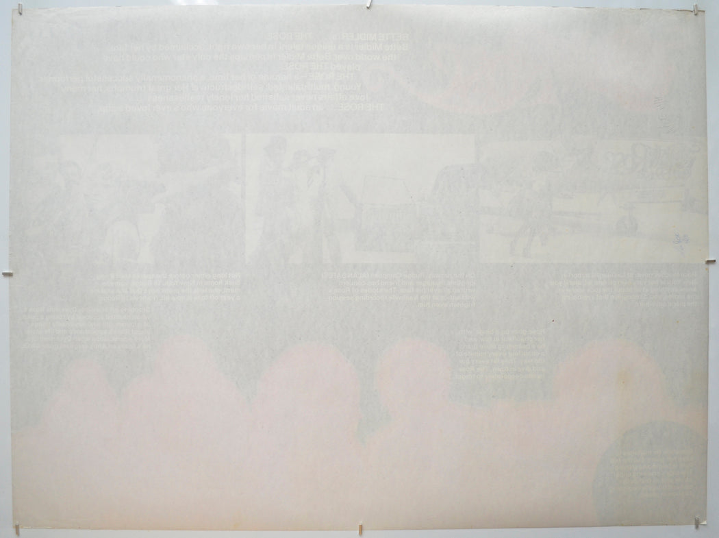 THE ROSE (Back) Cinema Quad Movie Poster