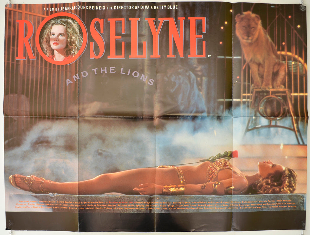 Roselyne And The Lions (a.k.a. Roselyne et les lions) Original Quad Poster - Film Poster - Movie Poster