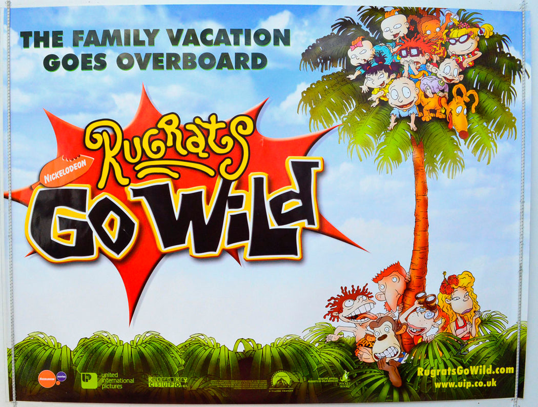 Rugrats Go Wild Original British Quad Poster - Film Poster - Movie Poster