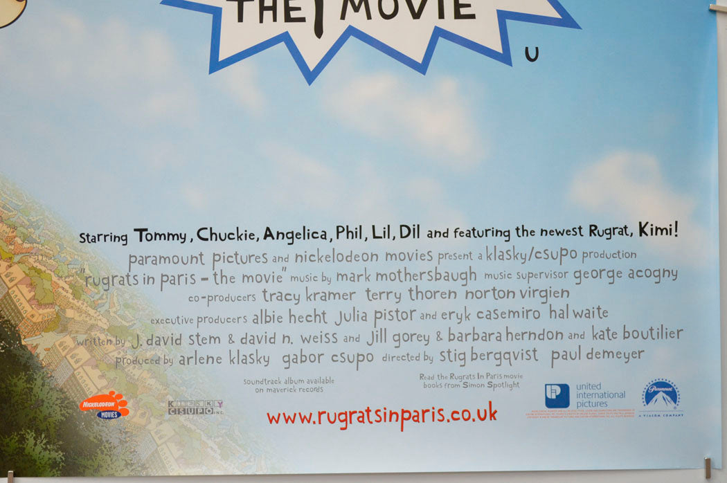RUGRATS IN PARIS (Bottom Right) Cinema Quad Movie Poster