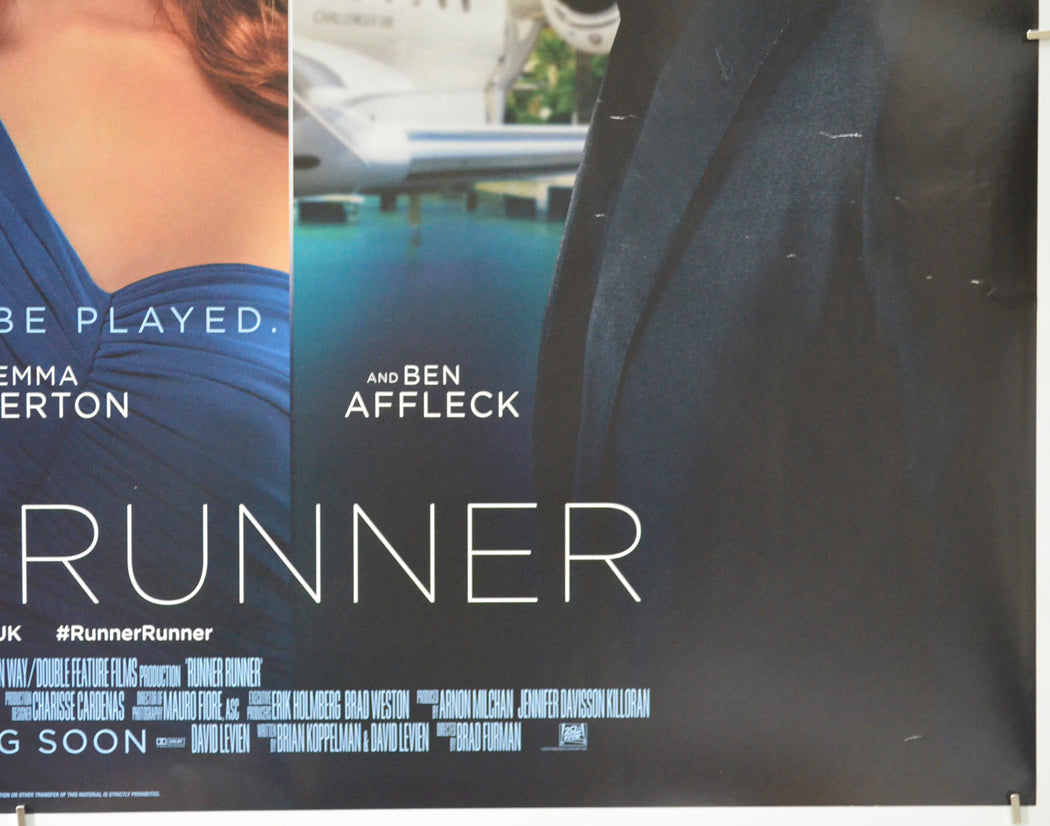 RUNNER RUNNER (Bottom Right) Cinema Quad Movie Poster