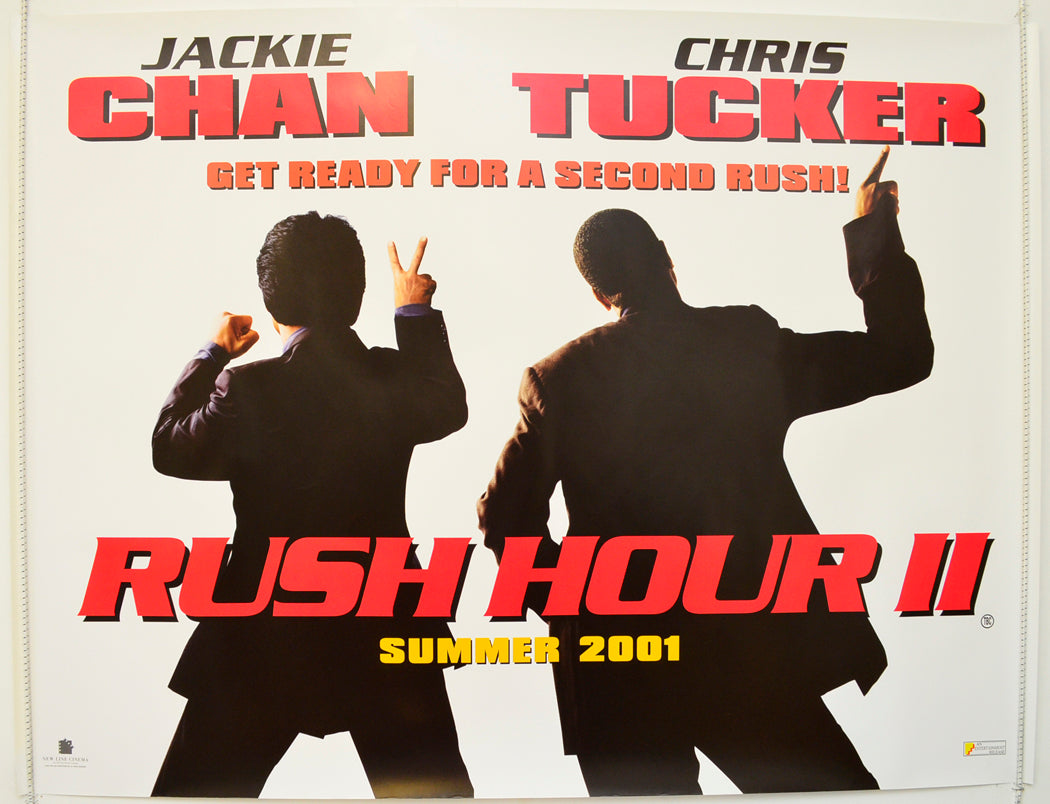 Rush Hour 2 Original British Quad Poster - Film Poster - Movie Poster