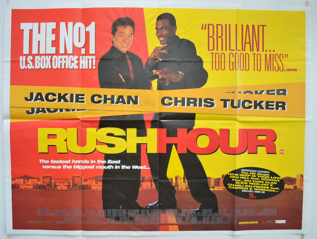 Rush Hour Original British Quad Poster - Film Poster - Movie Poster