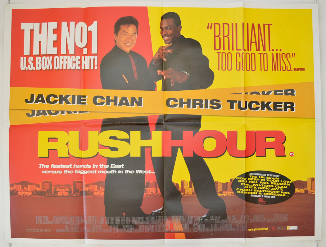 Rush Hour Original Quad Poster - Film Poster - Movie Poster