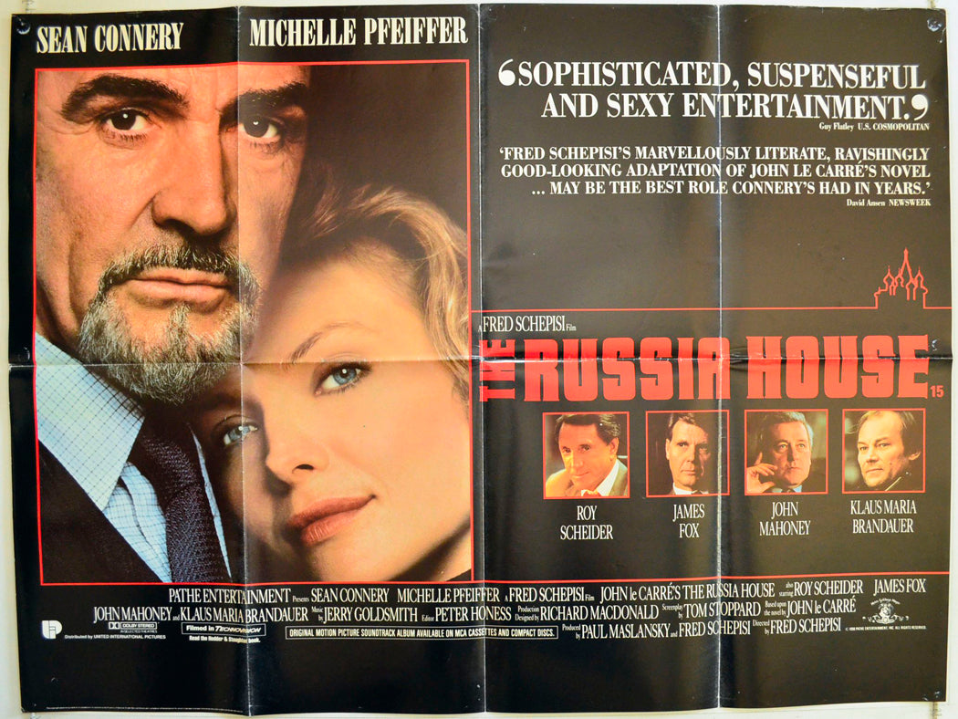 The Russia House Original British Quad Poster - Film Poster - Movie Poster