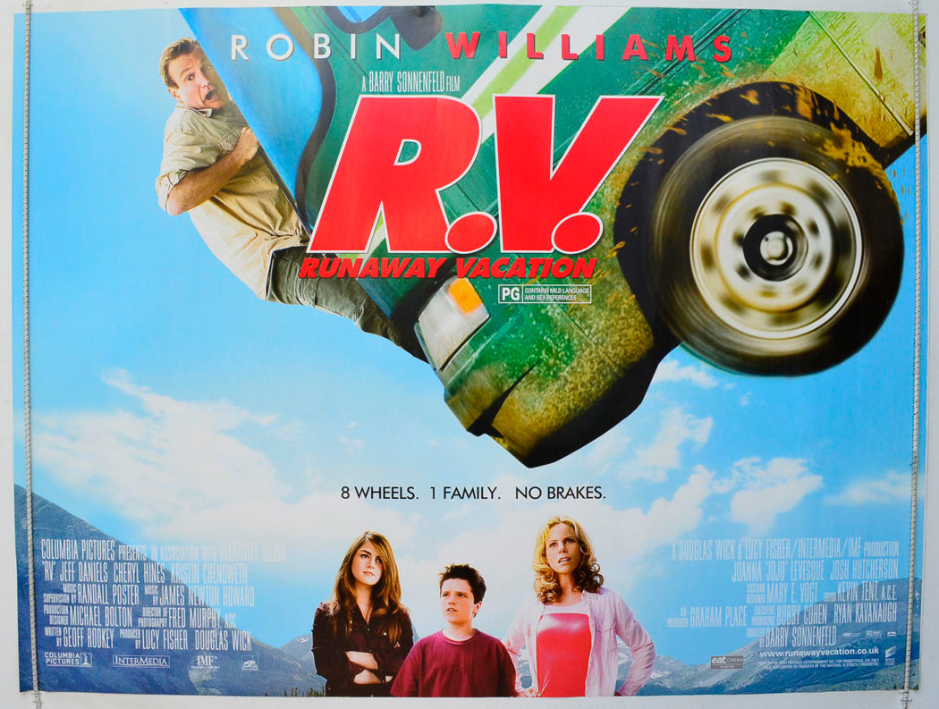 R.V. (Runaway Vacation) Original British Quad Poster - Film Poster - Movie Poster