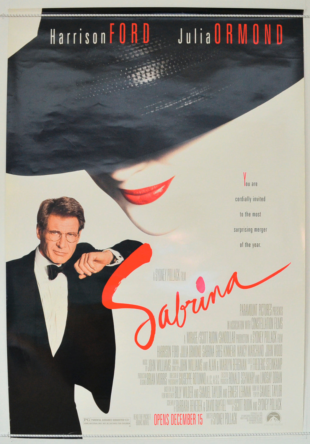 Sabrina Original One Sheet Poster - Film Poster - Movie Poster