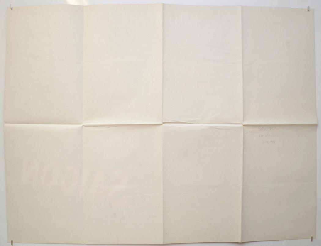 SAIGON (Back) Cinema Quad Movie Poster