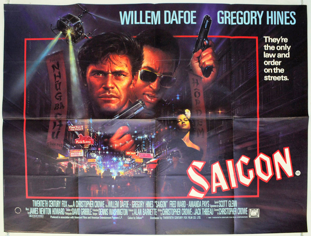 Saigon Original British Quad Poster - Film Poster - Movie Poster