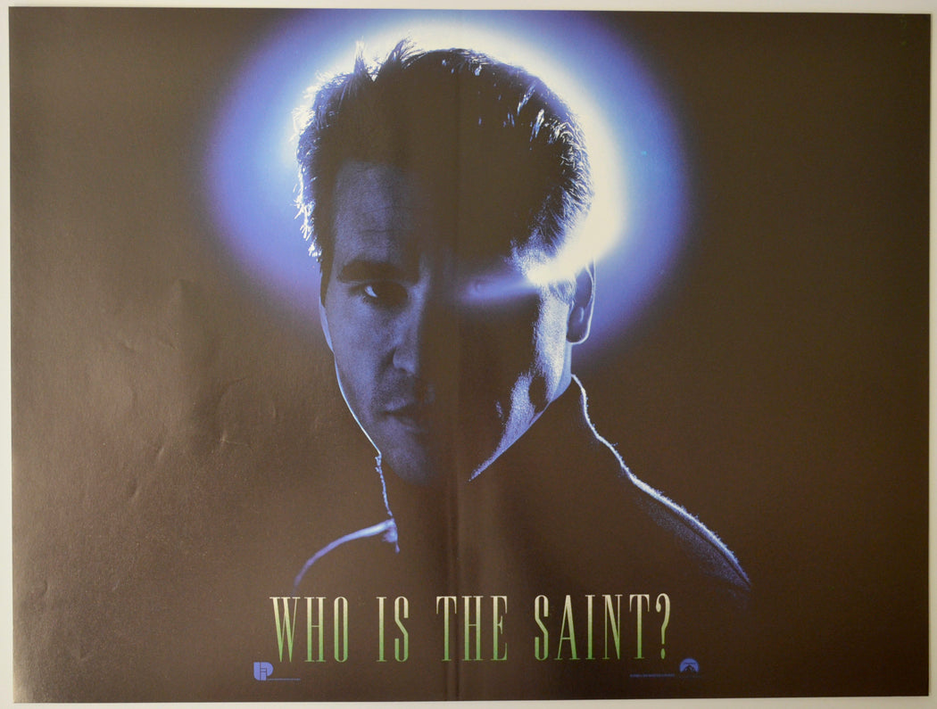The Saint (Teaser / Advance Version) Original Mini Quad Poster - Film Poster - Movie Poster
