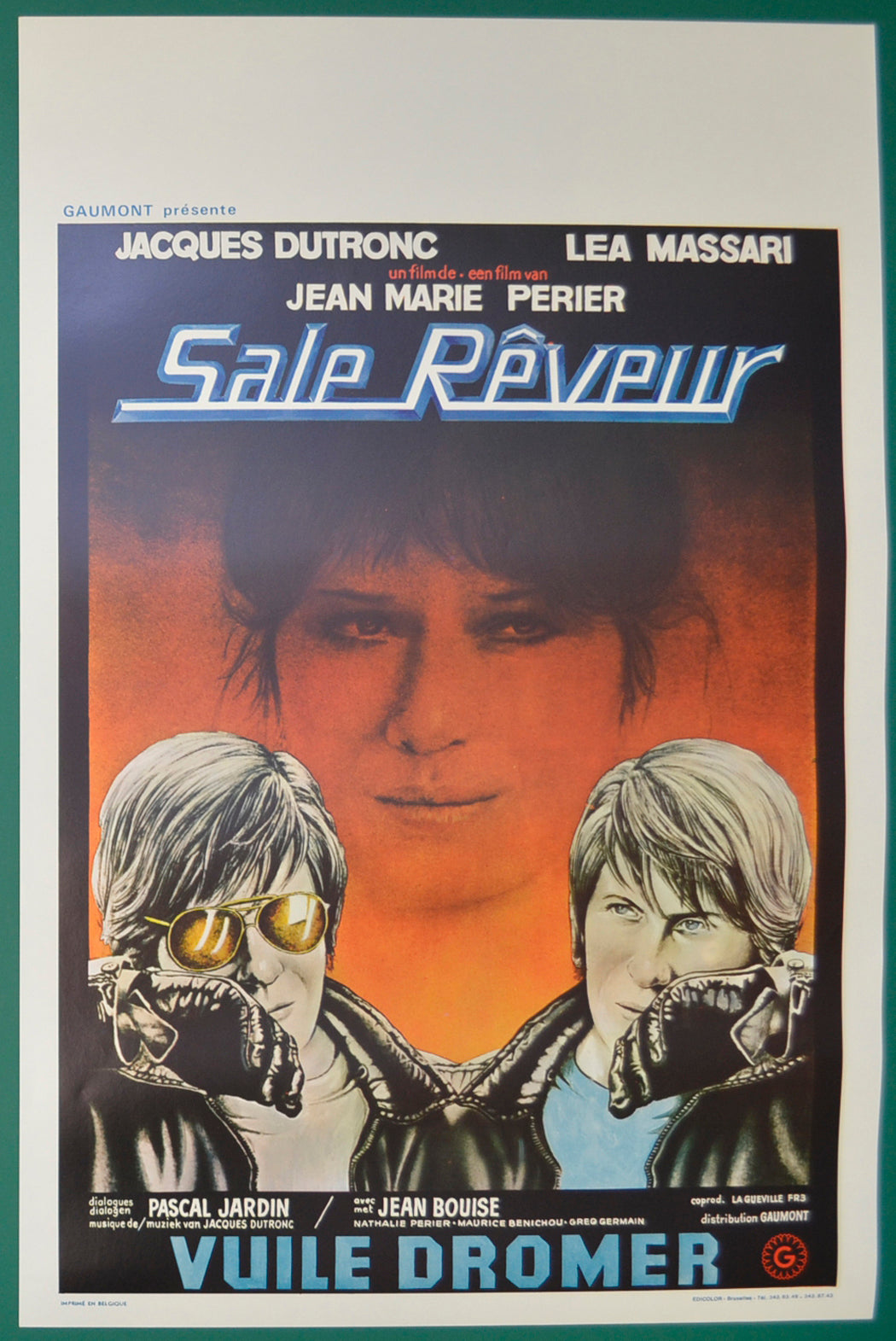 Sale Reveur (a.k.a. Dirty Dreamer) Original Belgian Poster - Film Poster - Movie Poster