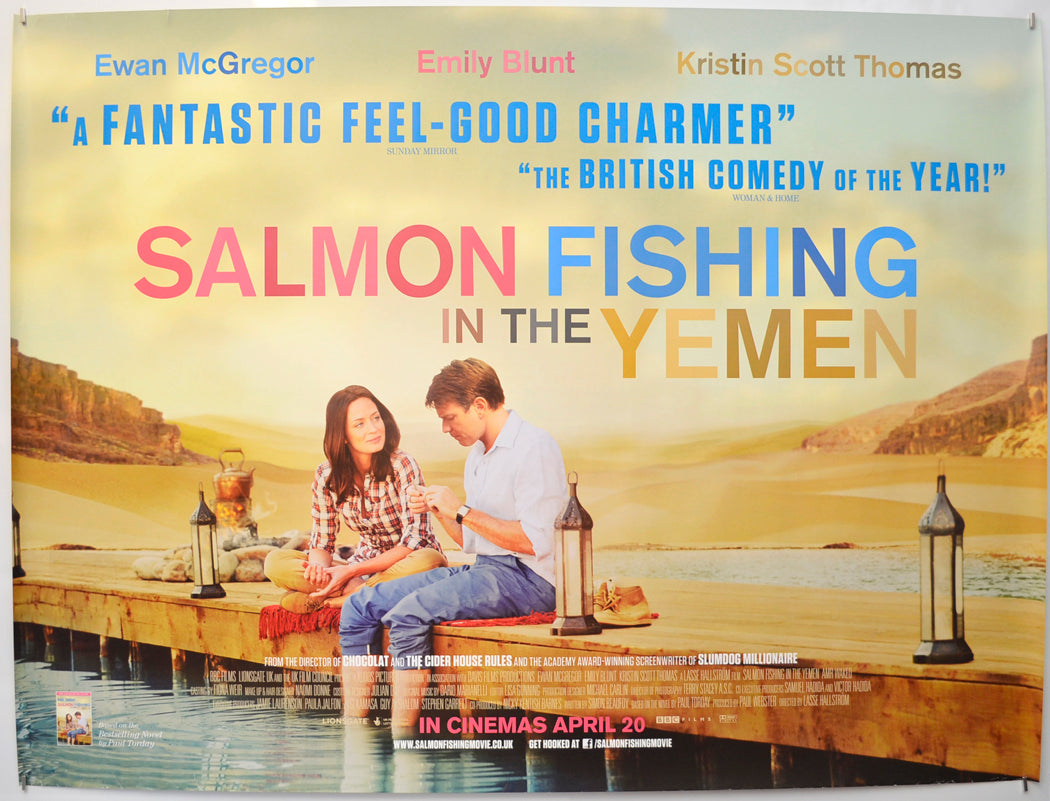 Salmon Fishing In The Yemen Original Quad Poster - Film Poster - Movie Poster