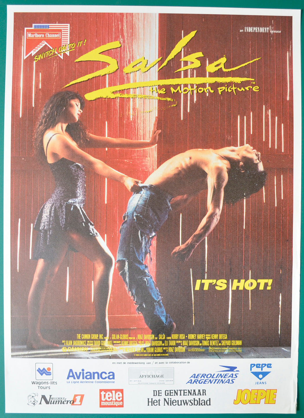 Salsa : The Motion Picture Original Belgian Poster - Film Poster - Movie Poster