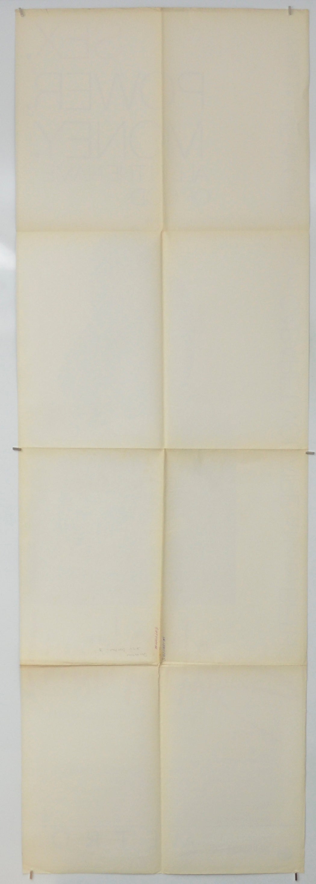 SALVATION (Back) Cinema Door Panel Movie Poster