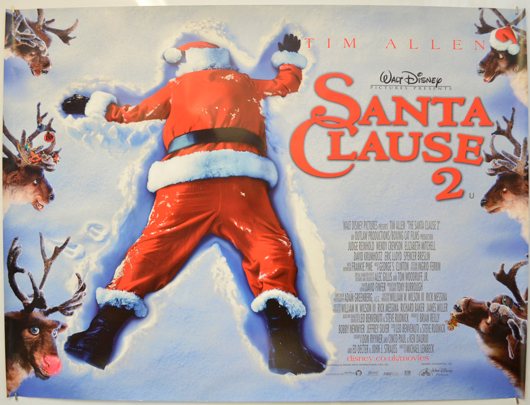 Santa Clause 2 Original Quad Poster - Film Poster - Movie Poster