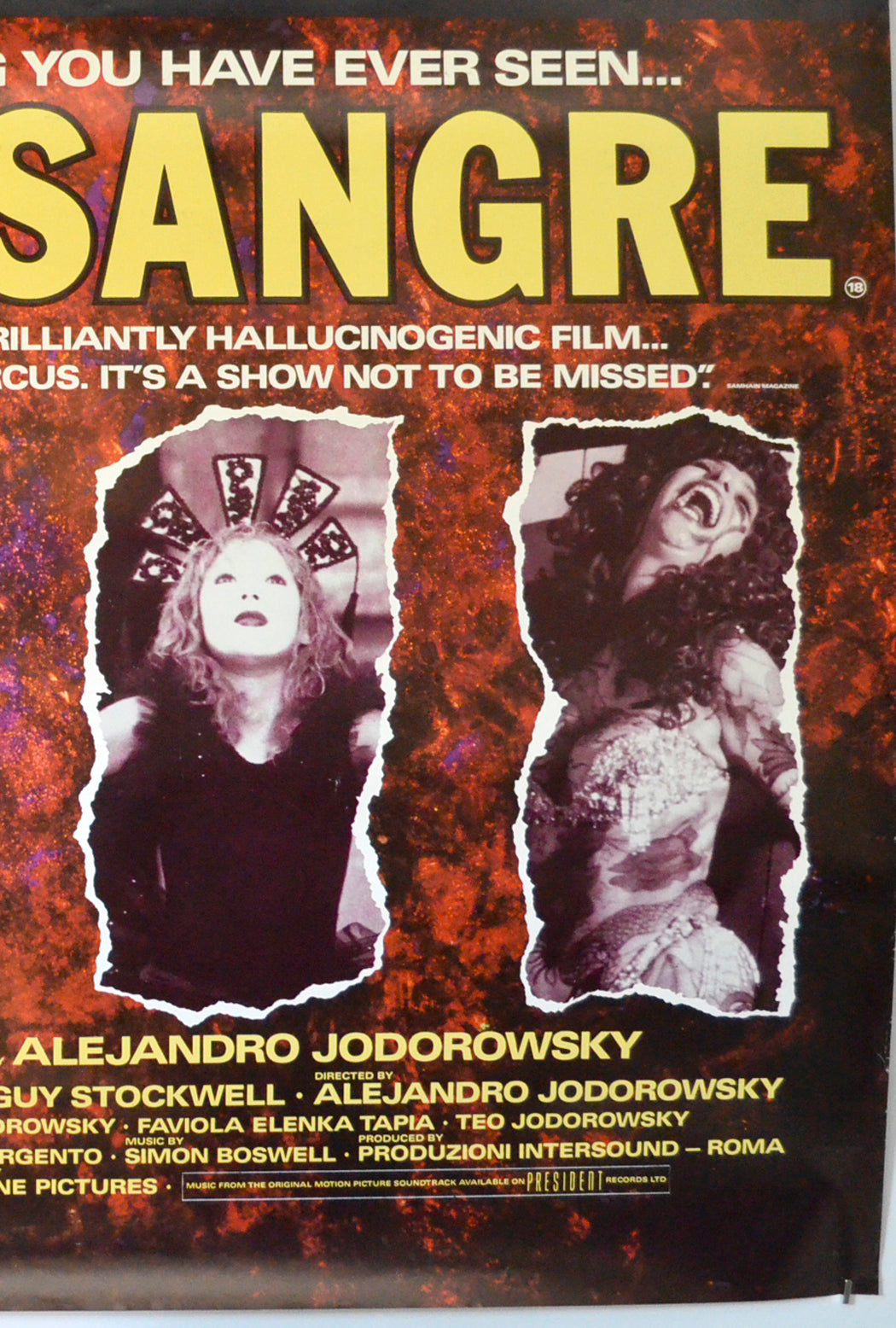 SANTA SANGRE (Bottom Right) Cinema 4 Sheet Movie Poster