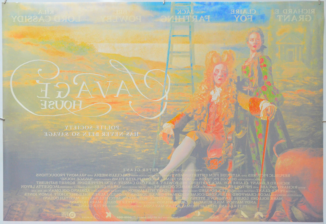 Savage House (Back) Cinema Quad Movie Poster