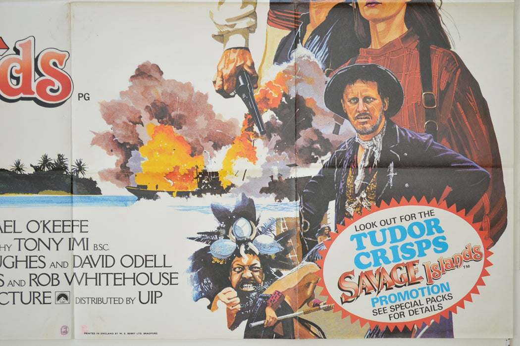 SAVAGE ISLANDS (Bottom Right) Cinema Quad Movie Poster
