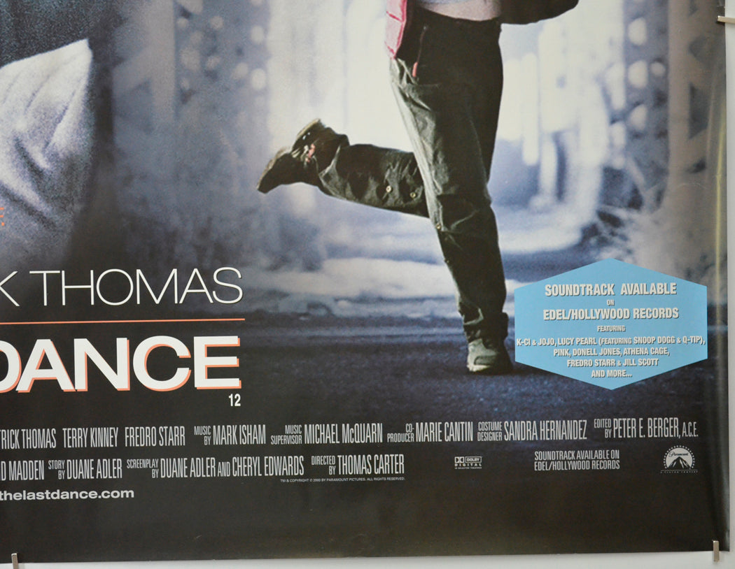 SAVE THE LAST DANCE (Bottom Right) Cinema Quad Movie Poster