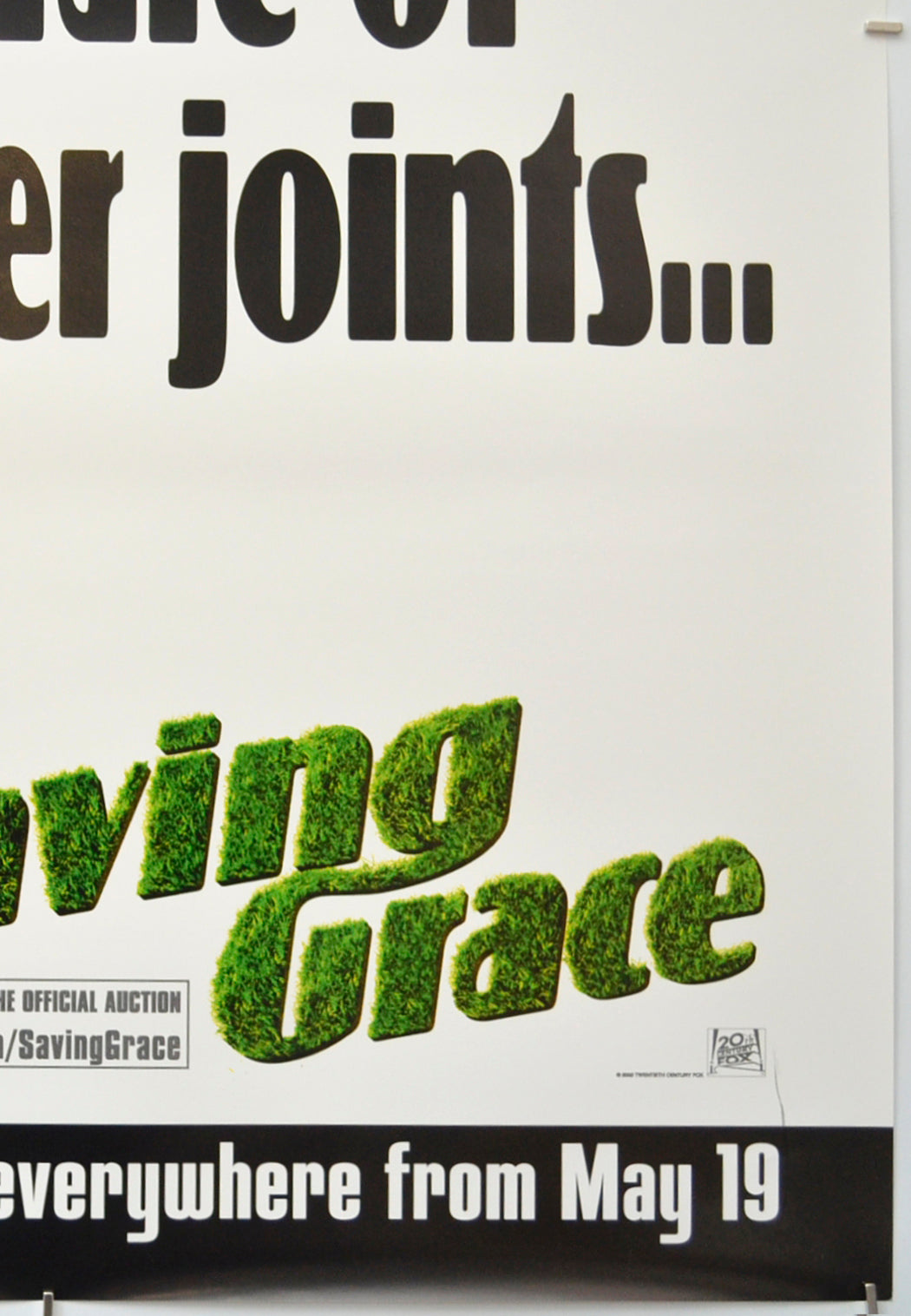 SAVING GRACE (Bottom Right) Cinema One Sheet Movie Poster
