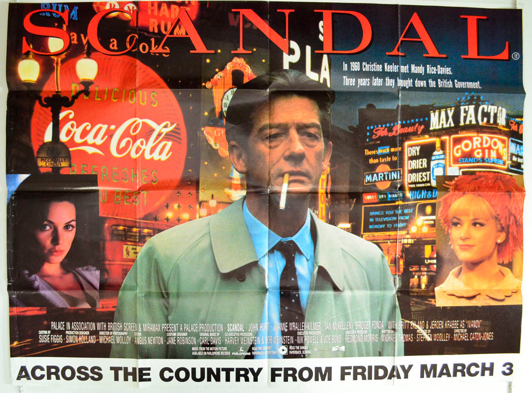 Scandal Original British Quad Poster - Film Poster - Movie Poster