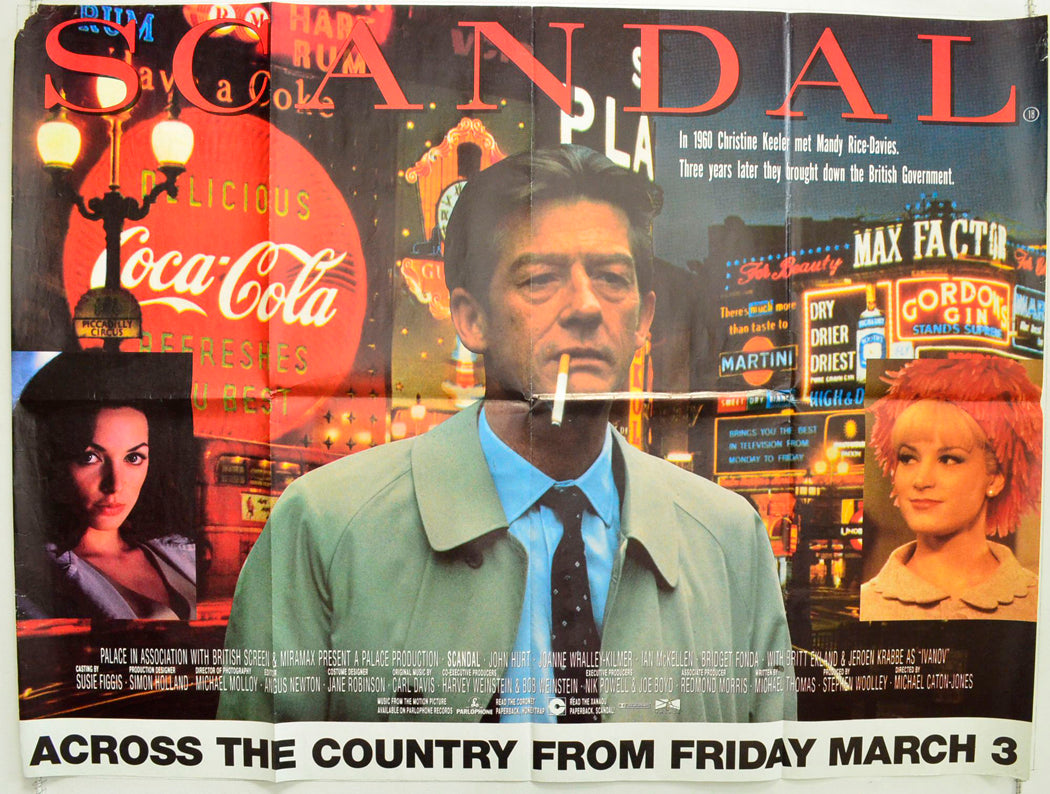 Scandal Original British Quad Poster - Film Poster - Movie Poster