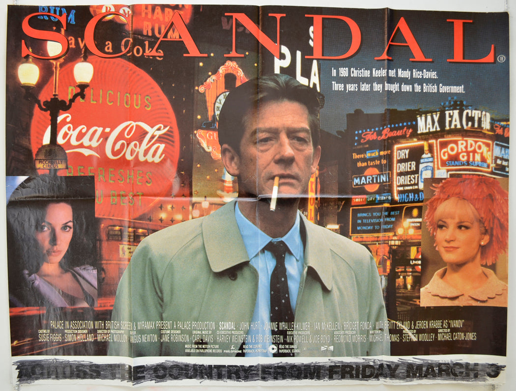 Scandal Original Quad Poster - Film Poster - Movie Poster