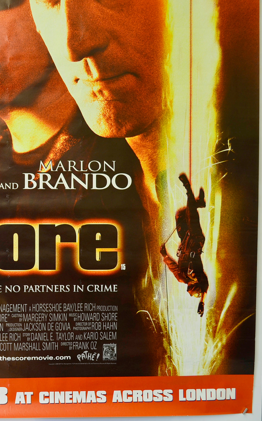 THE SCORE (Bottom Right) Cinema 4 Sheet Movie Poster