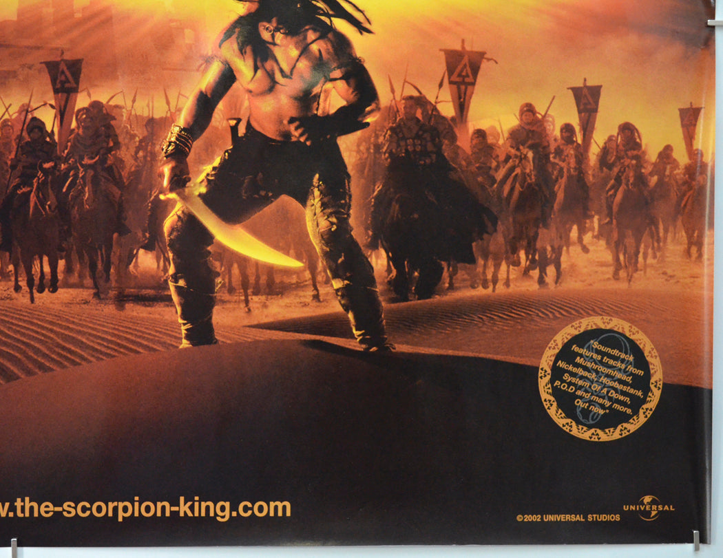 THE SCORPION KING (Bottom Right) Cinema Quad Movie Poster
