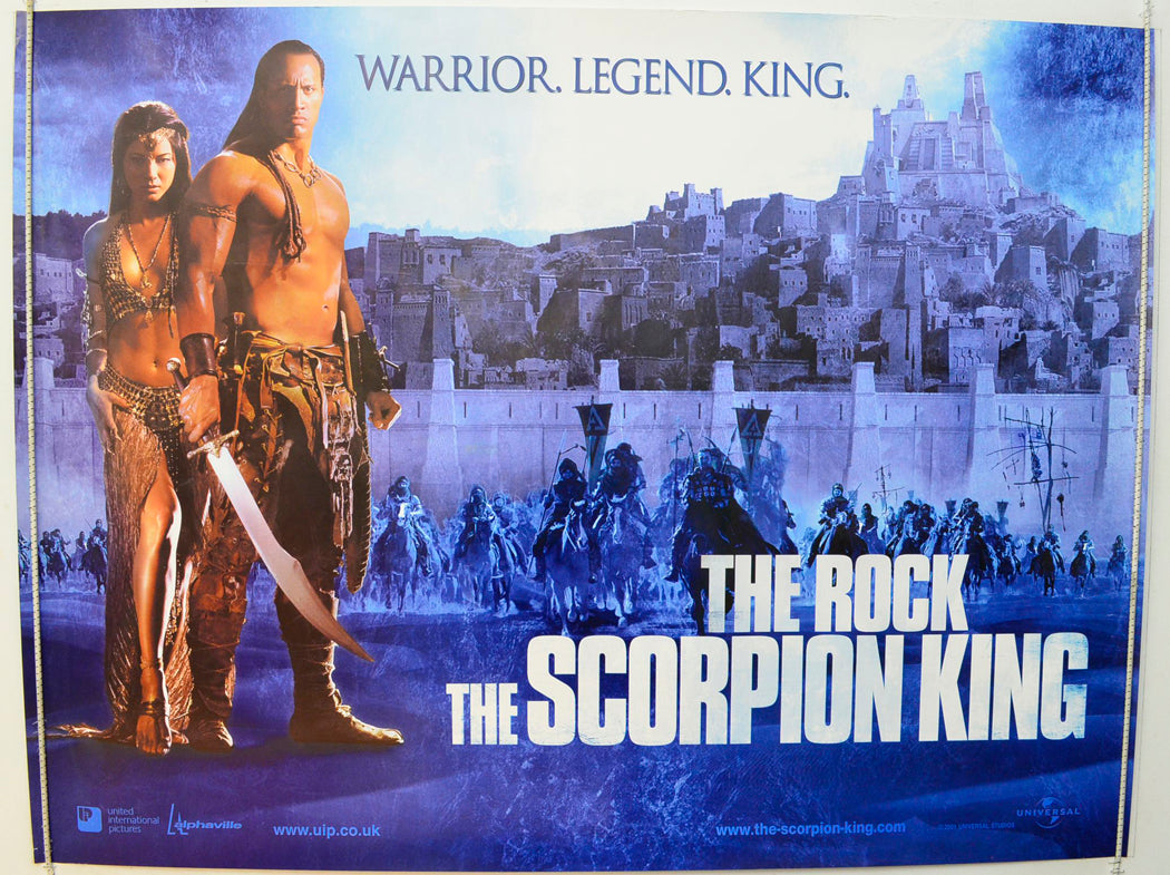 The Scorpion King (Teaser / Advance Version) Original British Quad Poster - Film Poster - Movie Poster