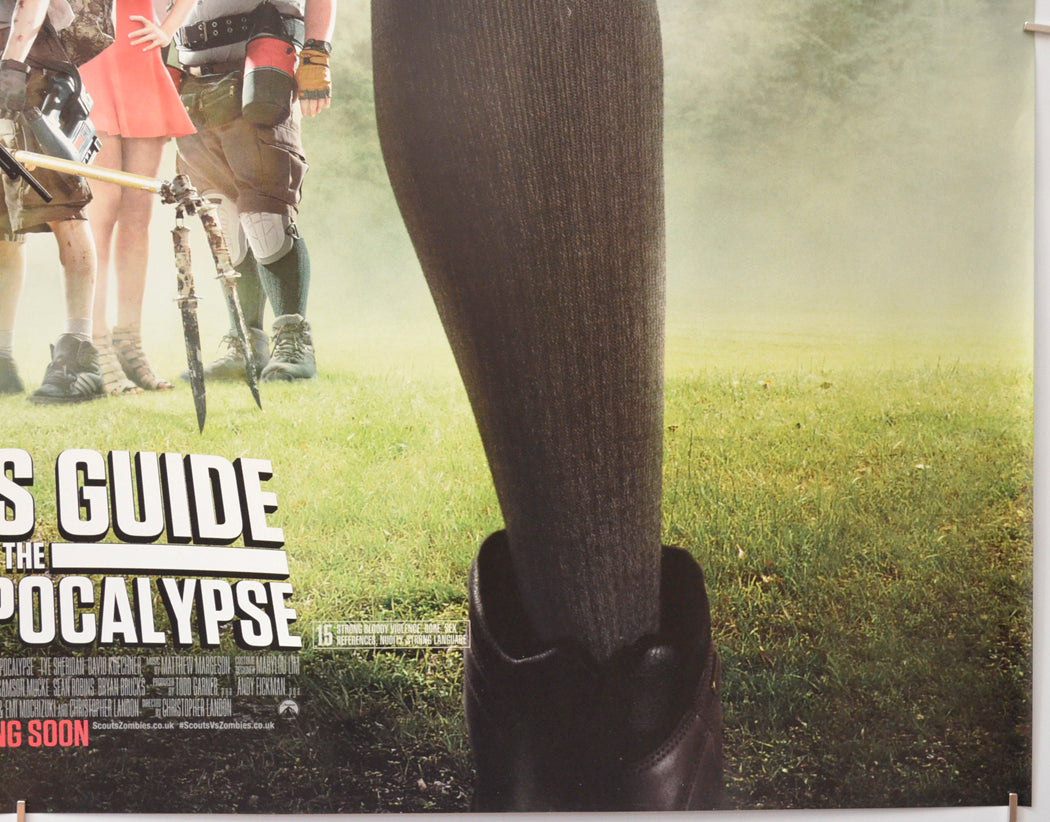 SCOUTS GUIDE TO THE ZOMBIE APOCALYPSE (Bottom Right) Cinema Quad Movie Poster