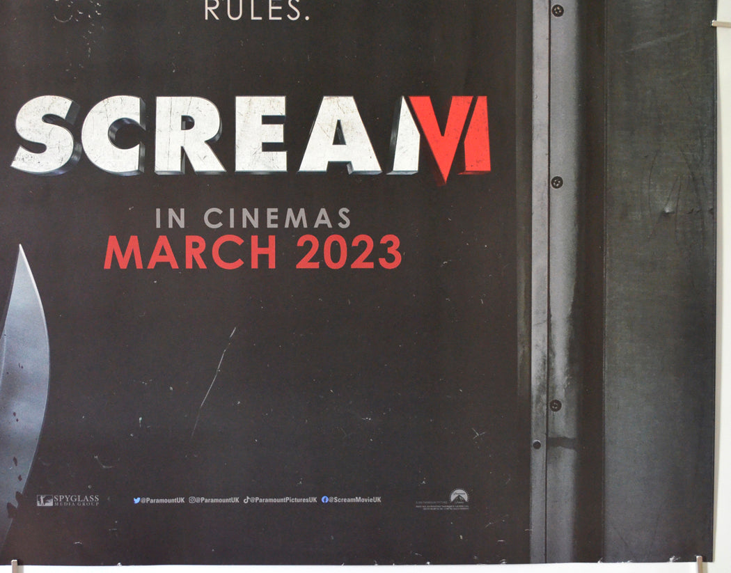 SCREAM VI (Bottom Right) Cinema Quad Movie Poster