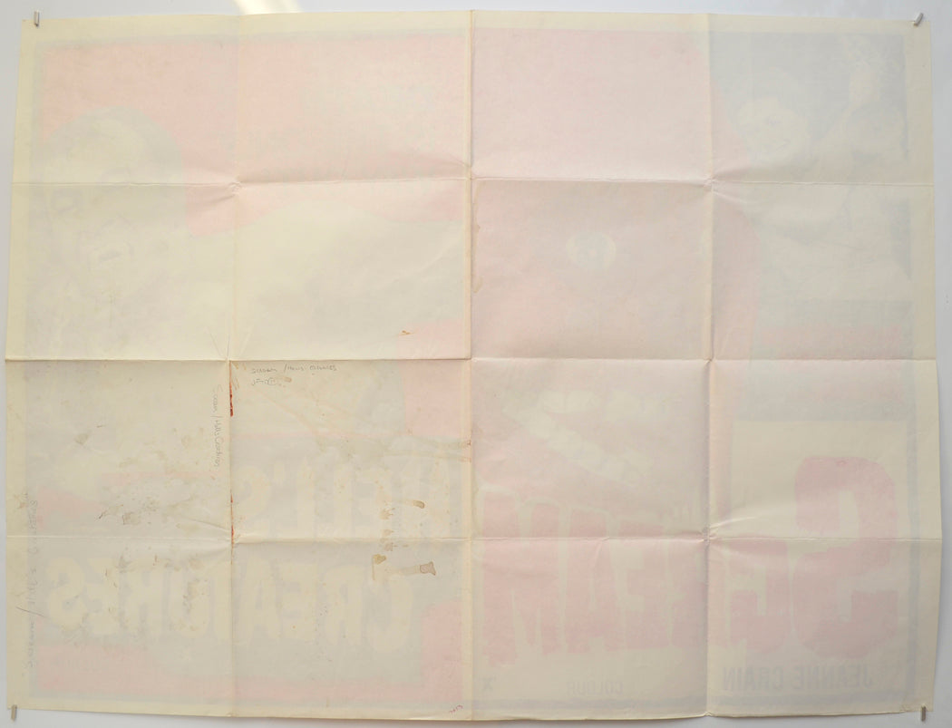 SCREAM / HELL’S CREATURES (Back) Cinema Quad Movie Poster