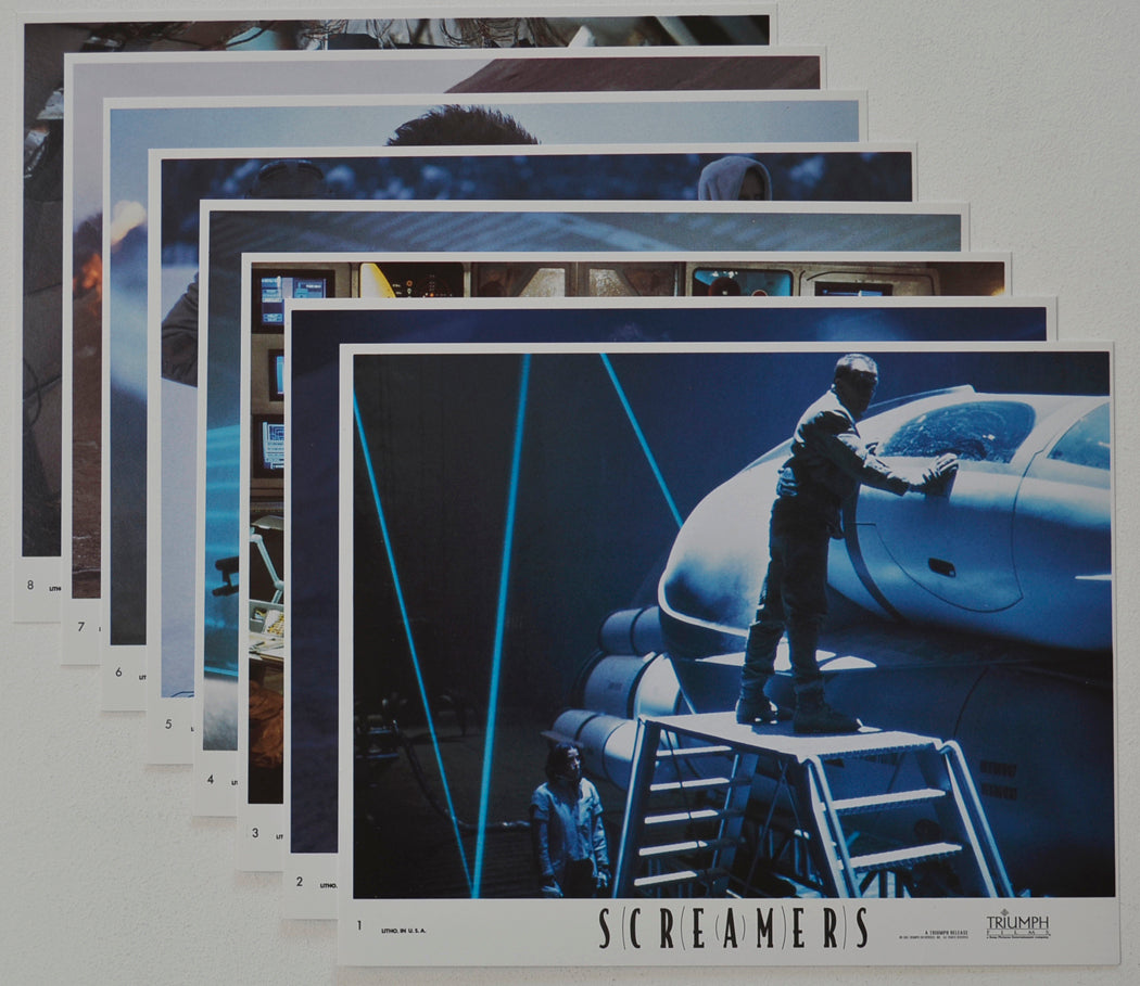 SCREAMERS (Full View) Cinema Set of Colour FOH Stills / Lobby Cards