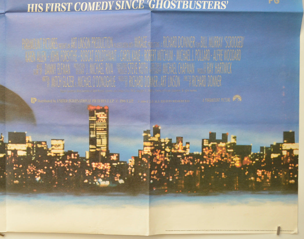 SCROOGED (Bottom Right) Cinema Quad Movie Poster