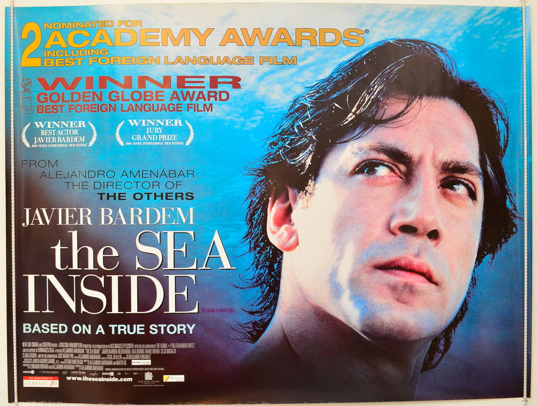 The Sea Inside Original British Quad Poster - Film Poster - Movie Poster