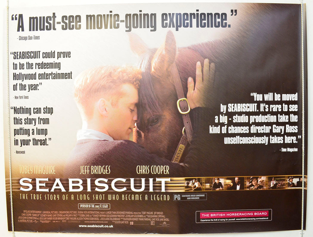 Seabiscuit Original British Quad Poster - Film Poster - Movie Poster