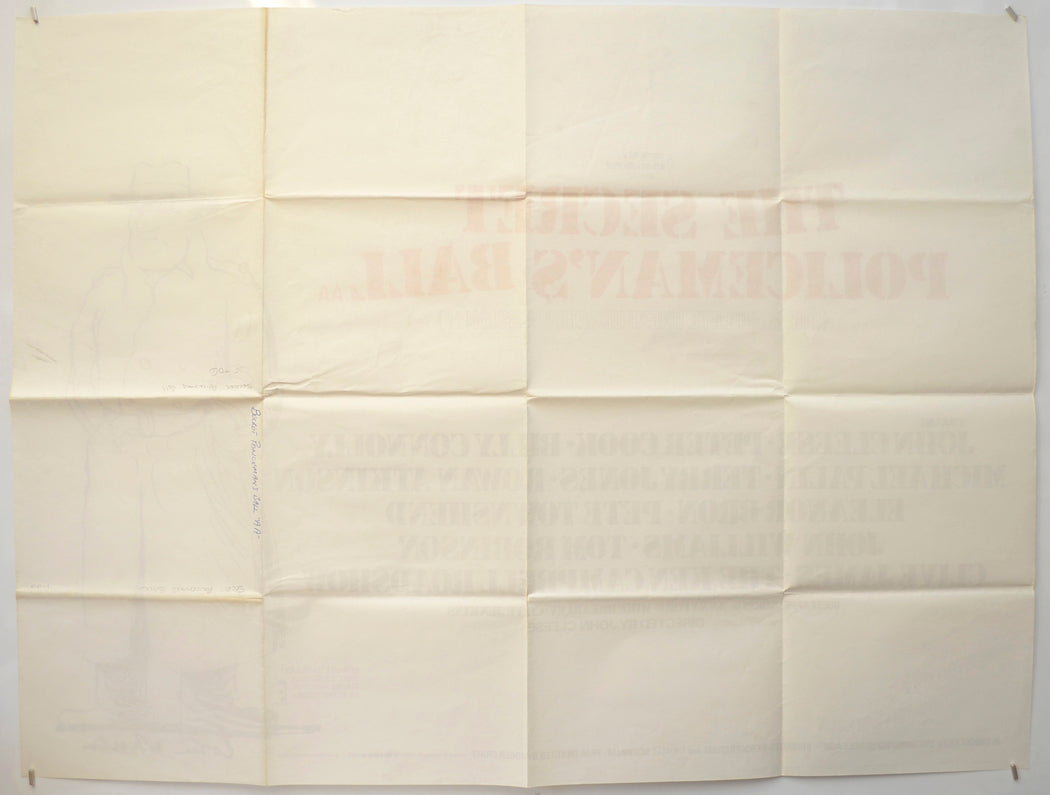 THE SECRET POLICEMAN’S BALL (Back) Cinema Quad Movie Poster