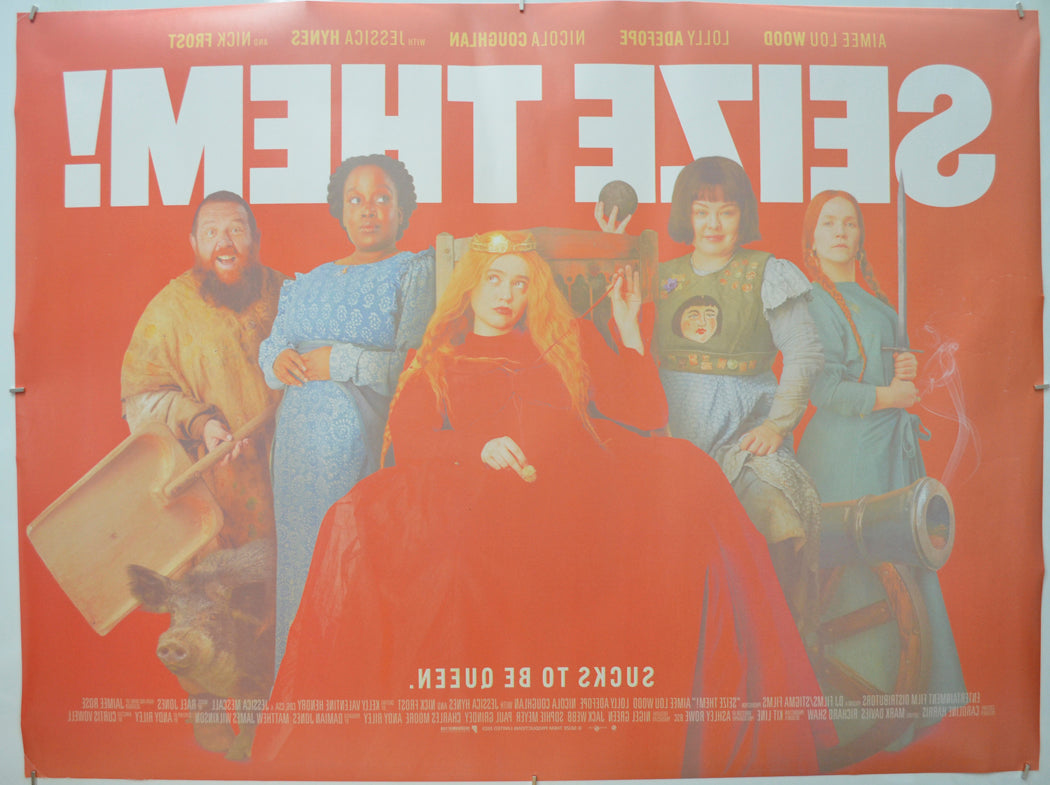 SEIZE THEM! (Back) Cinema Quad Movie Poster