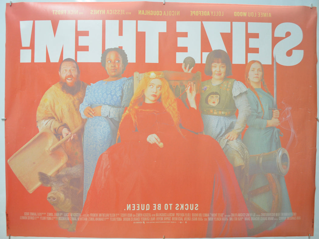 SEIZE THEM! (Back) Cinema Quad Movie Poster