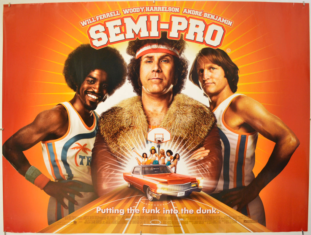 Semi-Pro Original Quad Poster - Film Poster - Movie Poster