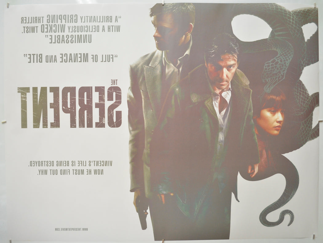 THE SERPENT (Back) Cinema Quad Movie Poster