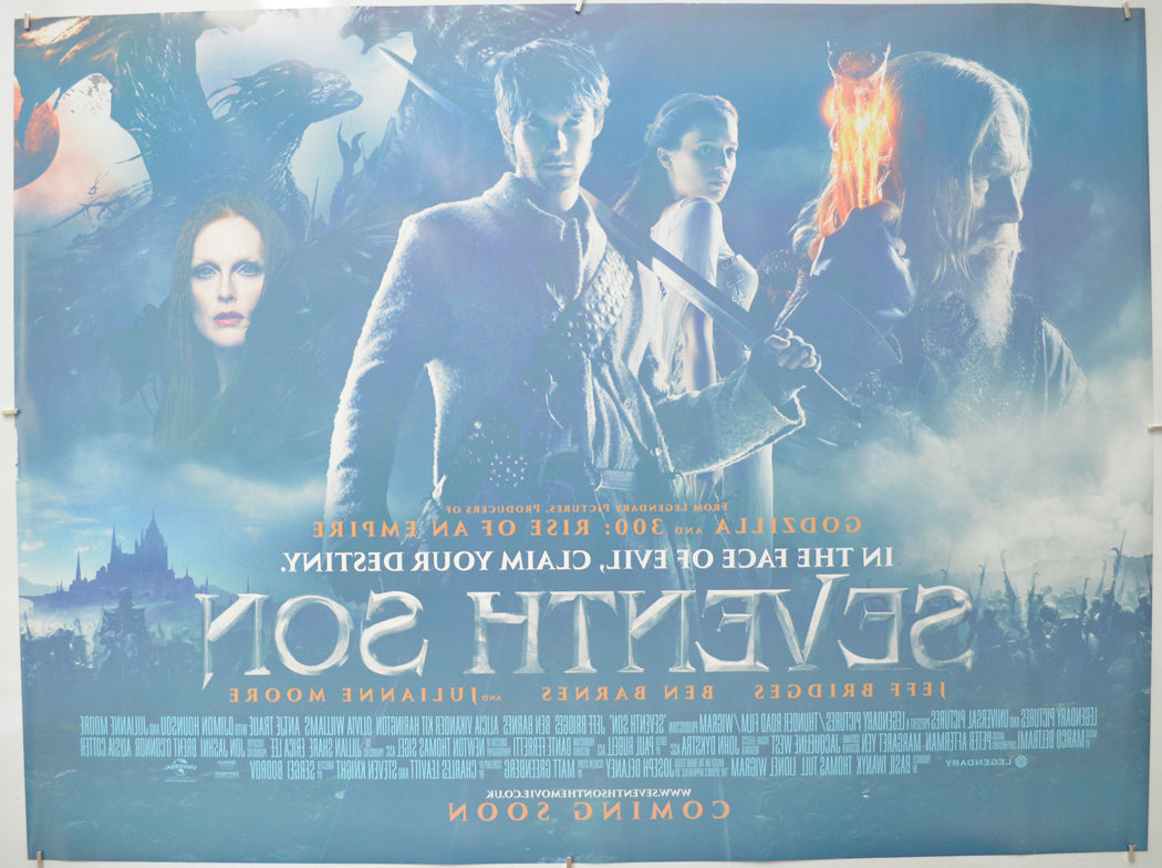 SEVENTH SON (Back) Cinema Quad Movie Poster
