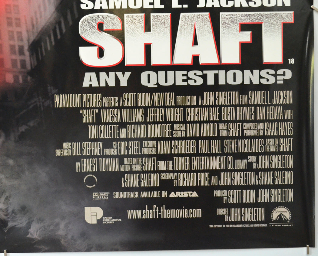 SHAFT (Bottom Right) Cinema Quad Movie Poster