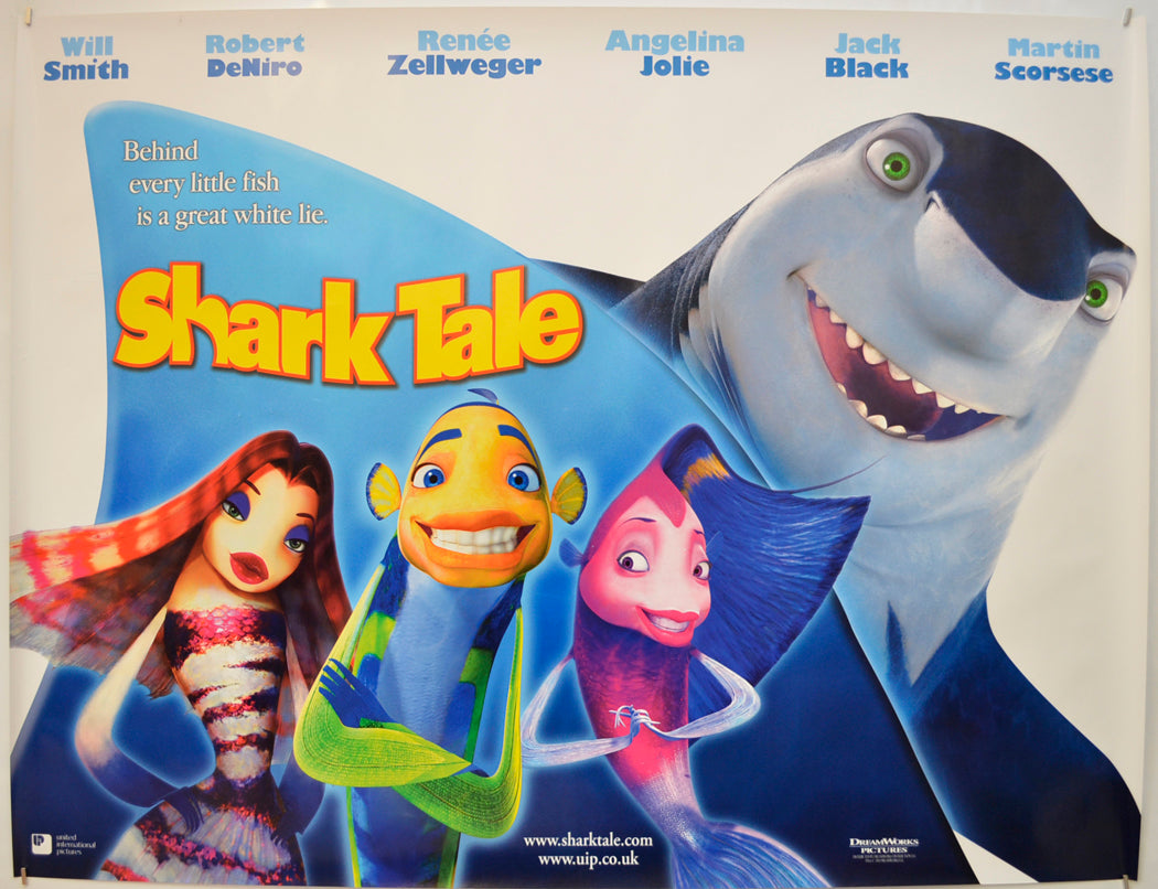 Shark Tale (Teaser / Advance Version 2) Original Quad Poster - Film Poster - Movie Poster