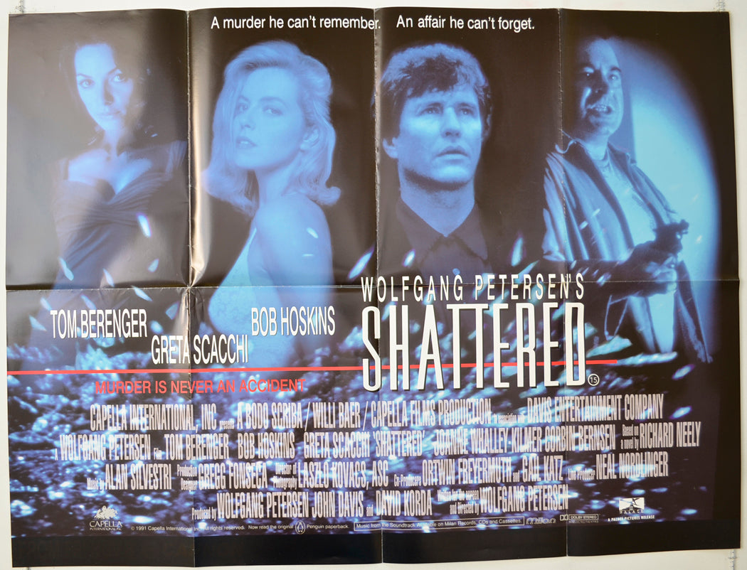 Shattered Original Quad Poster - Film Poster - Movie Poster