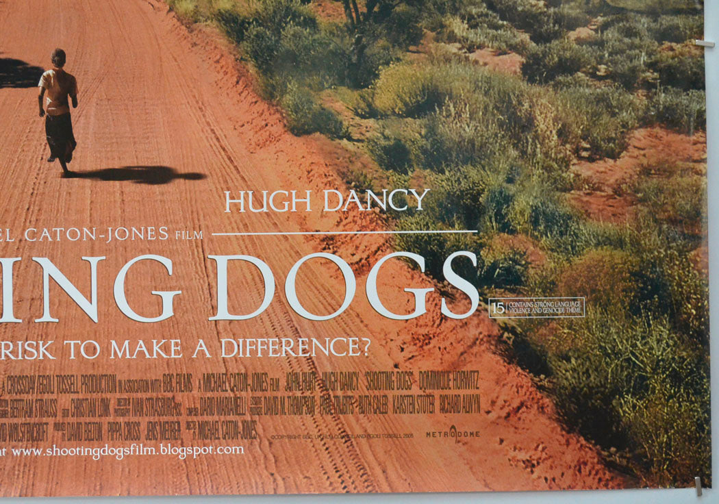 SHOOTING DOGS (Bottom Right) Cinema Quad Movie Poster